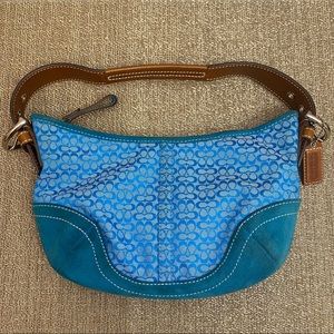 Coach Turquoise Mini Hobo Bag